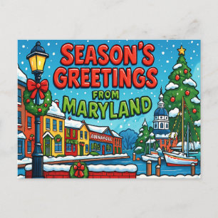 MARYLAND Postcard Postkarte