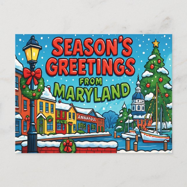 MARYLAND Postcard Postkarte (Vorderseite)