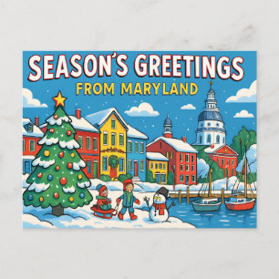 MARYLAND Postcard Postkarte