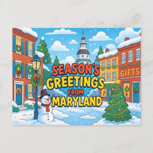 MARYLAND Postcard Postkarte
