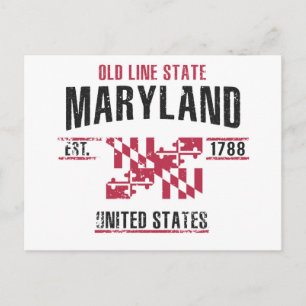 Maryland Postkarte
