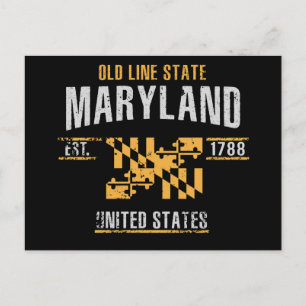 Maryland Postkarte