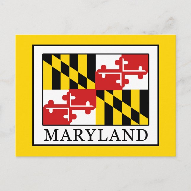 Maryland Postkarte (Vorderseite)