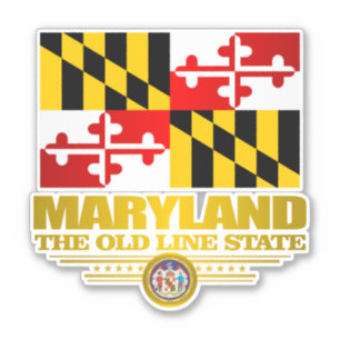 Maryland Pride Aufkleber