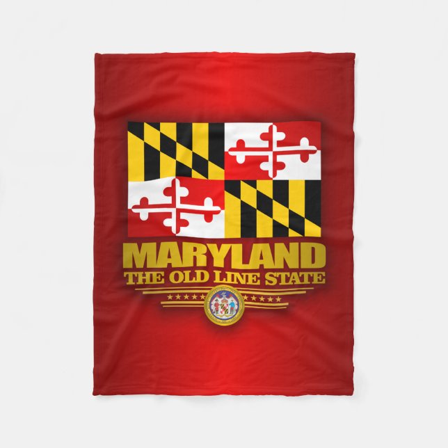 Maryland Pride Fleecedecke (Vorderseite)