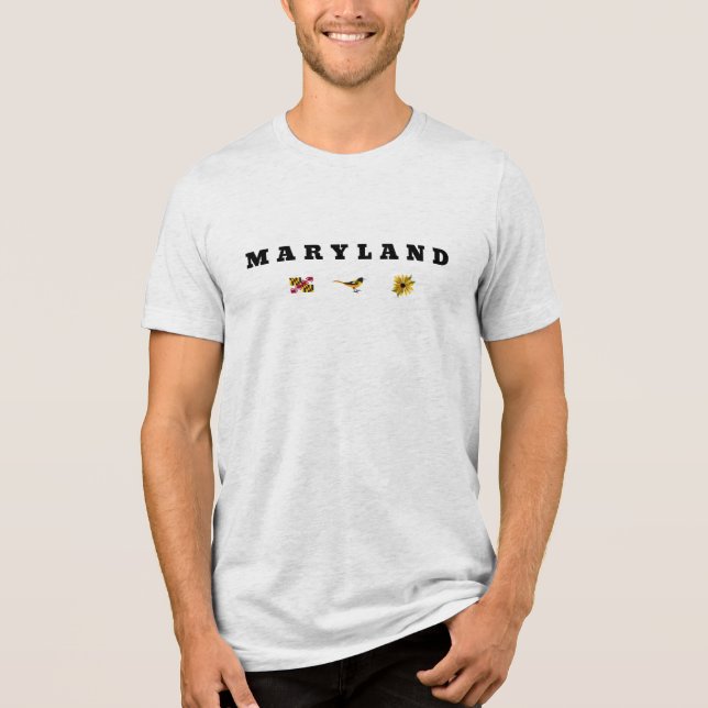 MARYLAND Pride Tri-Blend Shirt (Vorderseite)