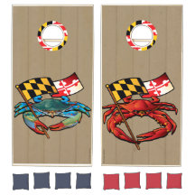 Maryland Red and Blue Crab Banner