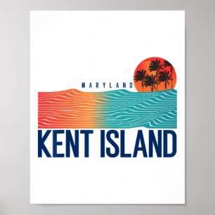 Maryland Sandy Point Männer surfen Frauen  Poster