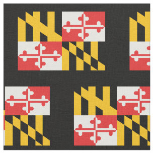 Maryland Staat Patriotic Flag Stoff