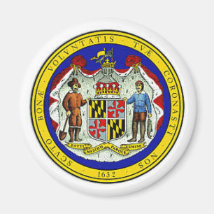Maryland Staat Siegel Magnet