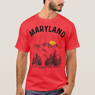 Maryland Staat Vintag Retro T-Shirt