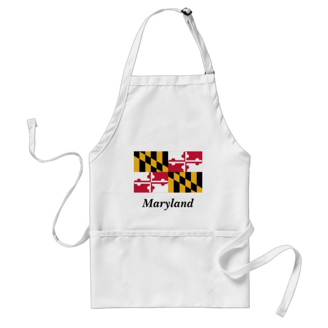 Maryland-Staats-Flagge Schürze (Vorne)