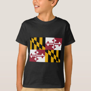 Maryland-Staats-Flagge T-Shirt