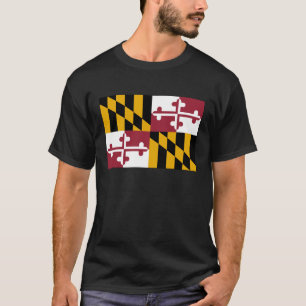 Maryland-Staats-Flagge T-Shirt