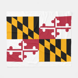 Maryland-Staats-Flaggen-Entwurf Fleecedecke