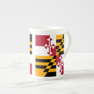Maryland-Staats-Flaggen-Grafik Prozellantasse