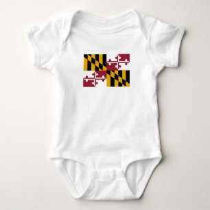 Maryland Staatsflagge Baby Strampler