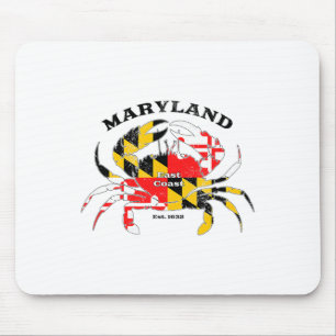 Maryland Staatsflagge Krabben Stolz Annapolis Ltim Mousepad