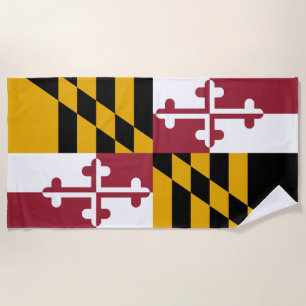 Maryland Staatsflagge Strandtuch