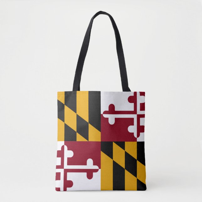 Maryland-Staatsflagge überall auf der Print-Tasche Tasche (Vorderseite)