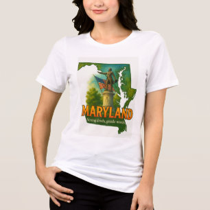 Maryland Staatsstolz Artistic T - Shirt -
