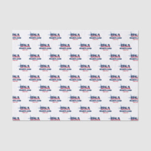 Maryland Staatsstolz Tissue Paper Seidenpapier