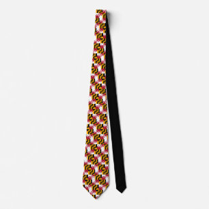 Maryland State Flag Colors Krawatte