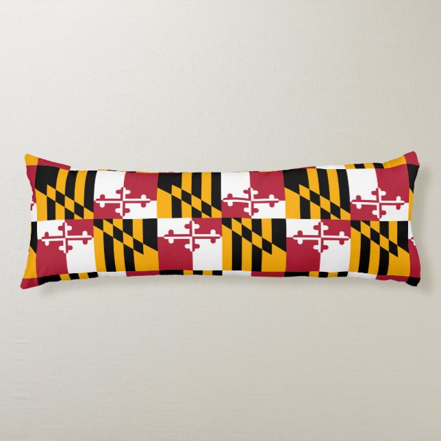 Maryland State Flag Design Accent Seitenschläferkissen (Vorderseite)