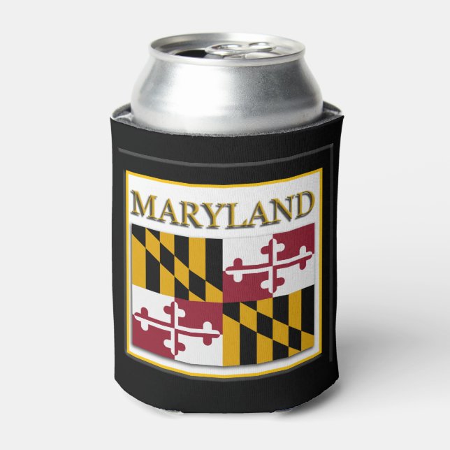 Maryland State Flag Design Dosenkühler (Kanne Vorderseite)