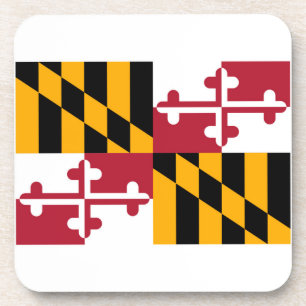 Maryland State Flag Design Getränkeuntersetzer