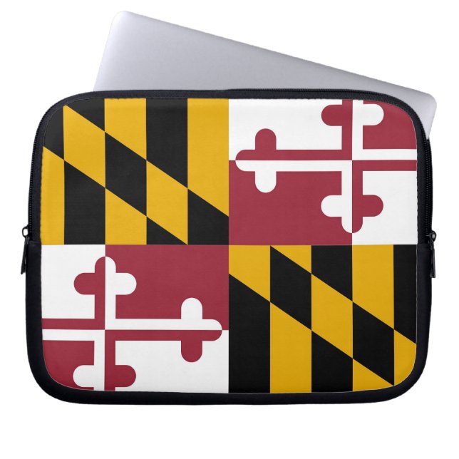 Maryland State Flag Laptop Sleeve (Vorderseite)