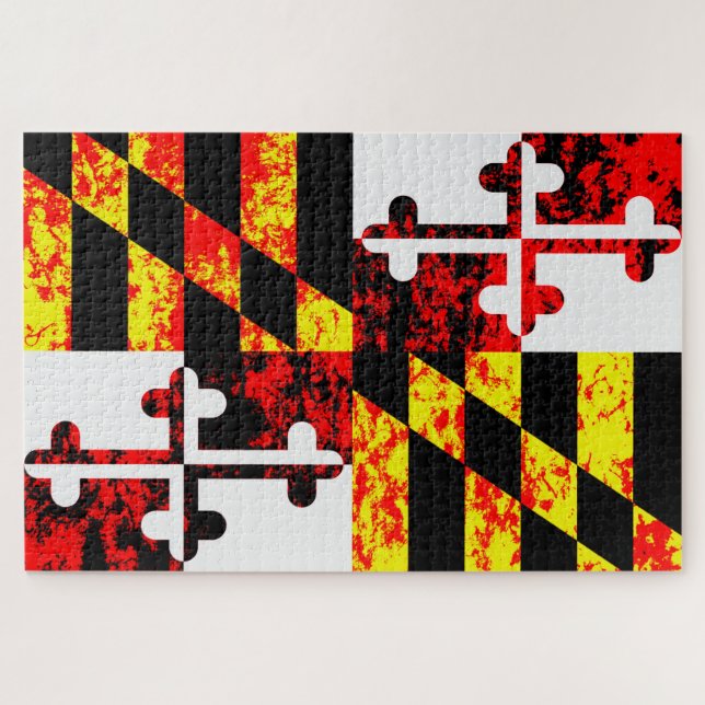 Maryland State Flag Pop Art (Horizontal)