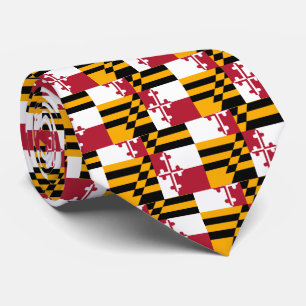 Maryland State Flag Stylish Krawatte