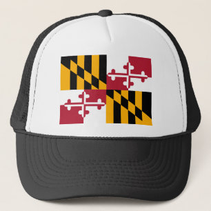 Maryland State Flag Stylish Truckerkappe