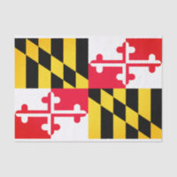 Maryland State Flag Tissue Paper