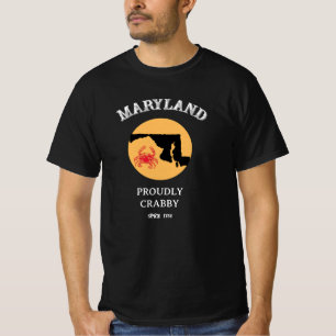 Maryland Stolz Krabbig Seit 1788 T-Shirt
