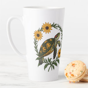 Maryland Terrapin und Black Eyed Susan Blumen Milchtasse