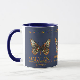 Maryland-Territorium-Scheckenfalter-Schmetterling Tasse