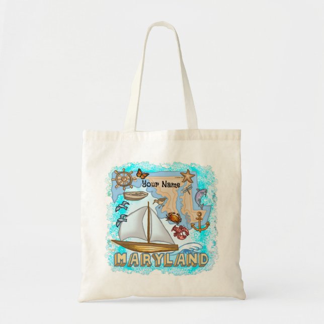 Maryland Tote Bag Tragetasche (Vorne)