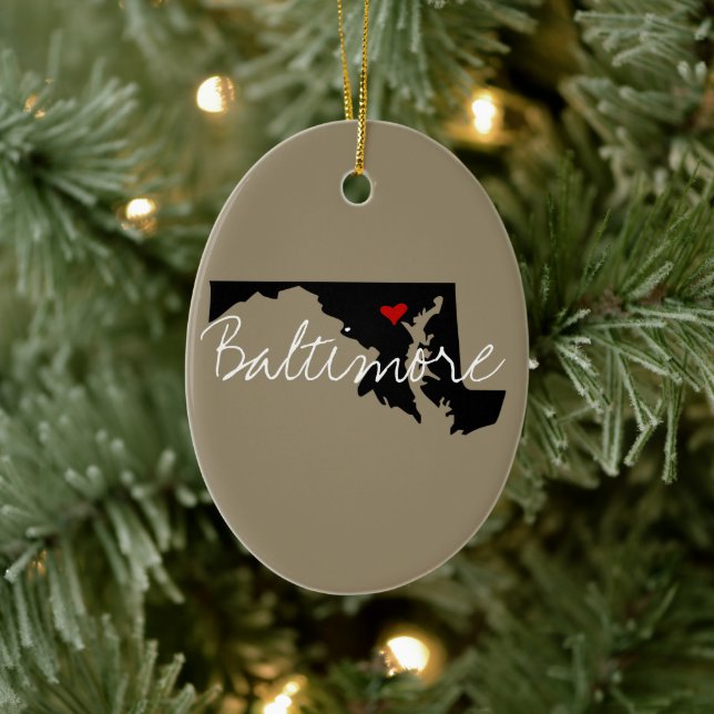 Maryland Town Keramikornament (Baum)