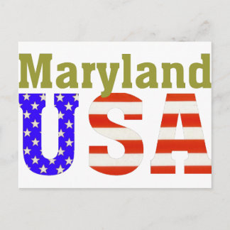 Maryland USA! Postkarte