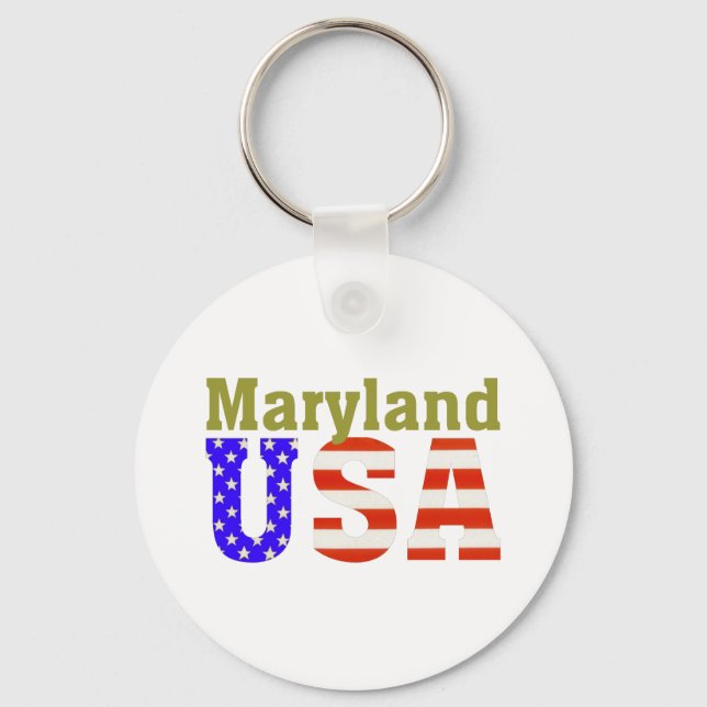 Maryland USA! Schlüsselanhänger (Vorderseite)