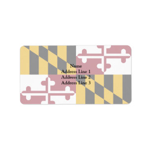 Maryland, Vereinigte Staaten Adressaufkleber