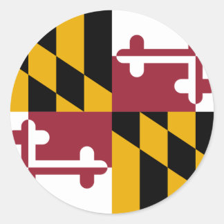 Maryland, Vereinigte Staaten Runder Aufkleber