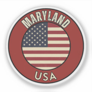 Maryland Vereinigte Staaten von Amerika Aufkleber