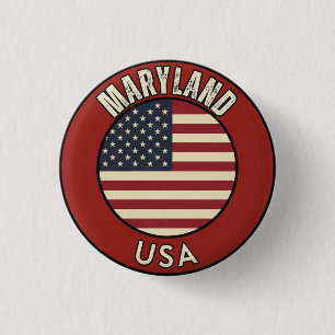 Maryland Vereinigte Staaten von Amerika Button
