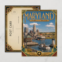 Maryland Vintage Art Deco Golden Age