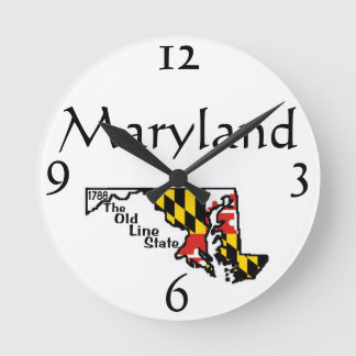 Maryland Wall Clock Runde Wanduhr