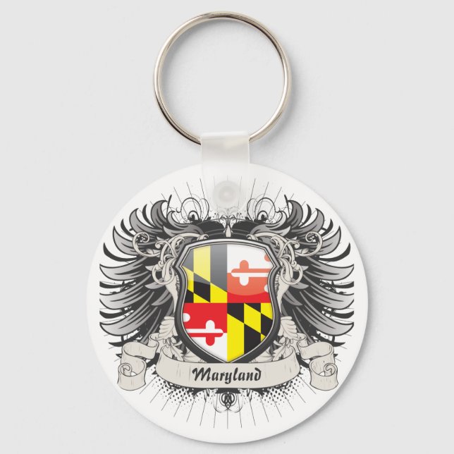 Maryland Wappen Schlüsselanhänger (Vorderseite)
