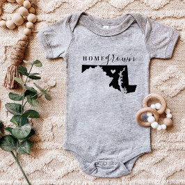 Maryland Zuhause Grown Staat T-Shirt Baby Strampler